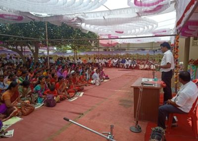 Fr. Siju during his speech