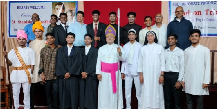 SSC Juniors, Sitagara stage a thrilling one act play, “God on trial”